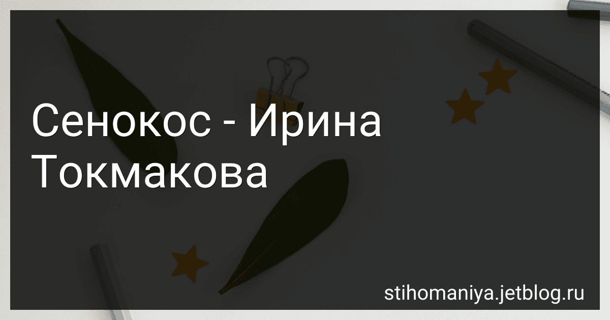 Сенокос - Ирина Токмакова preview