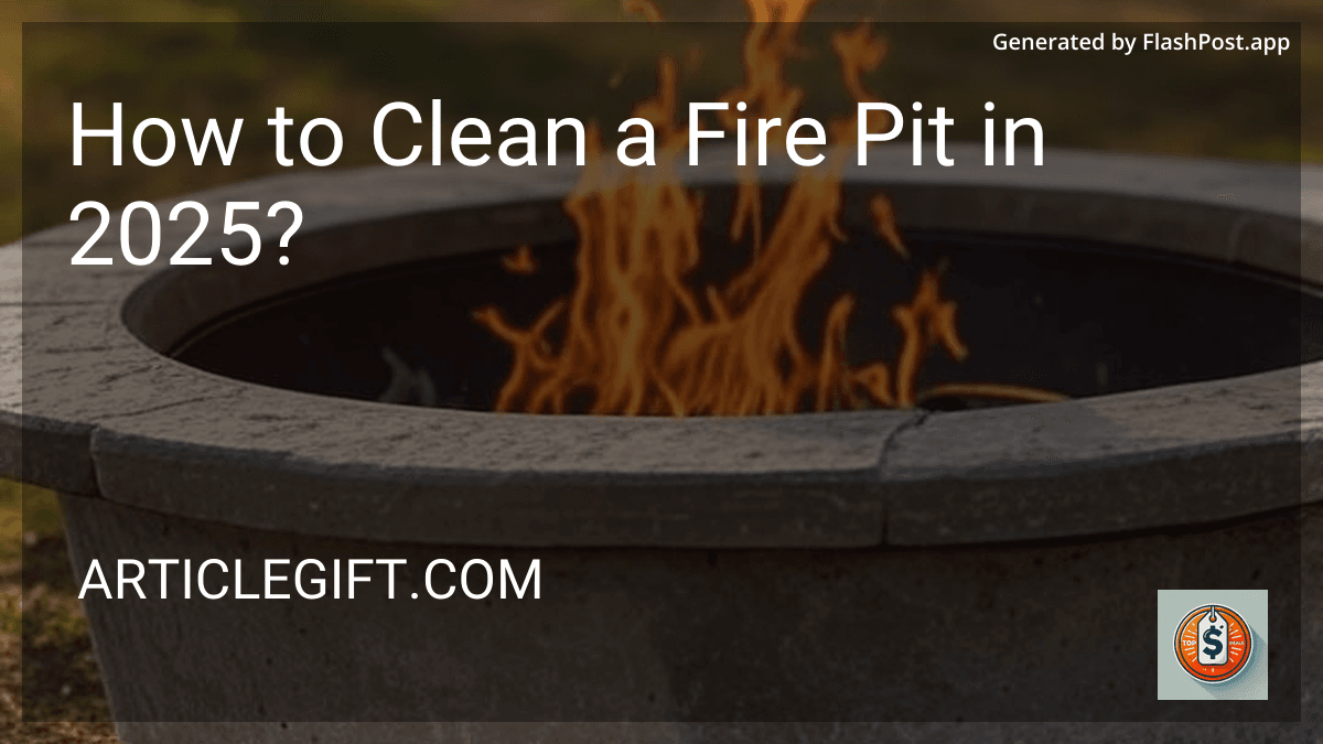 How to Clean a Fire Pit in 2025? preview