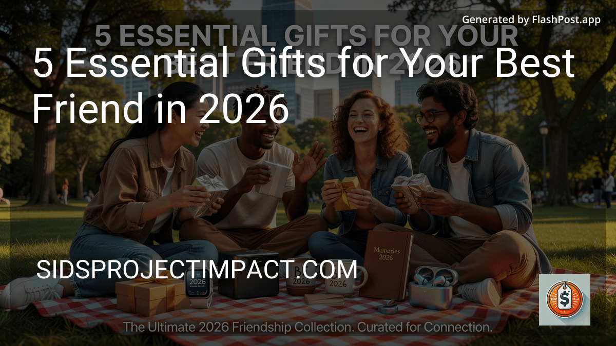 9 Essential Gifts for Your Best Friend in 2026 image