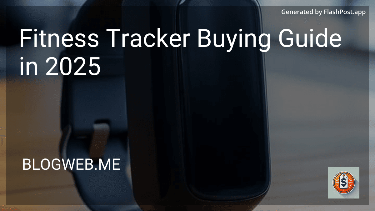 Fitness Tracker Buying Guide in 2025 image