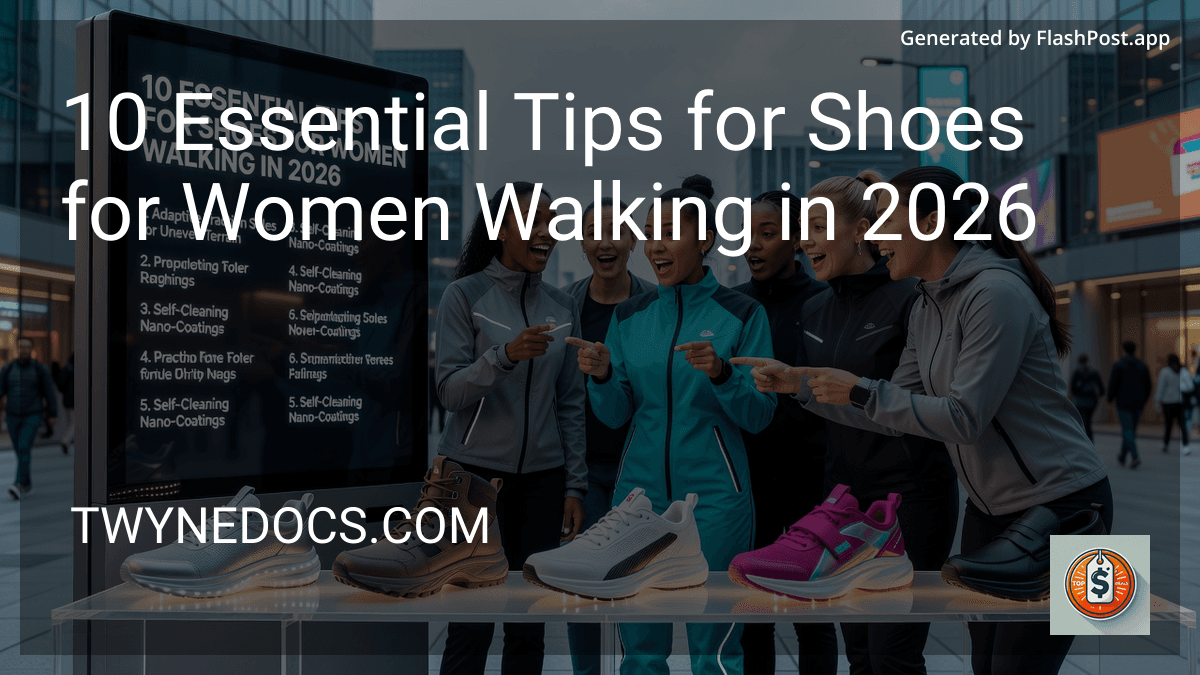 8 Essential Tips for Shoes for Women Walking in 2026