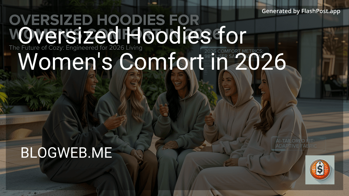 Oversized Hoodies for Women's Comfort in 2026 image