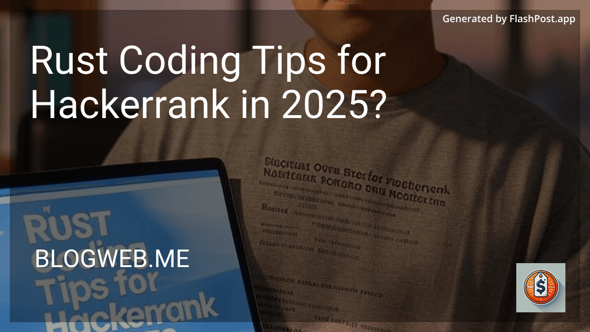Rust Coding Tips for Hackerrank in 2025? preview