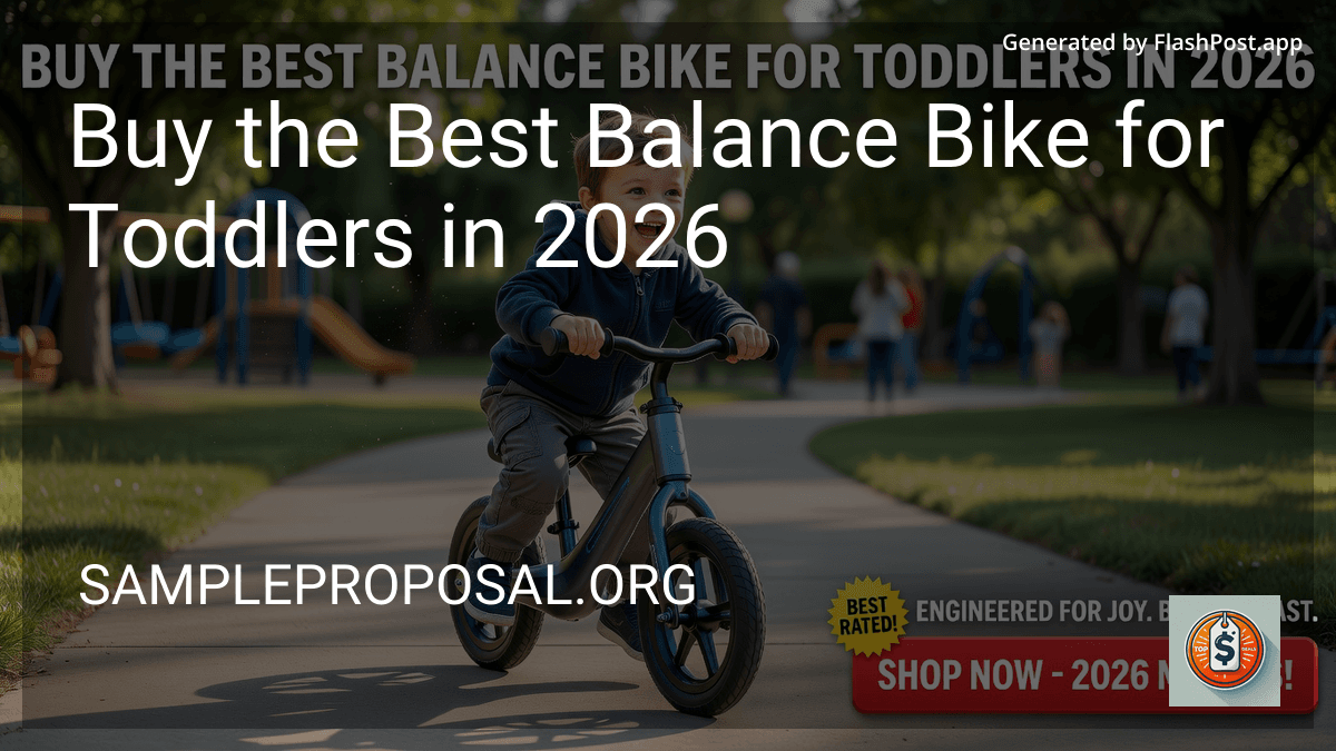 Buy the Best Balance Bike for Toddlers in 2026 preview