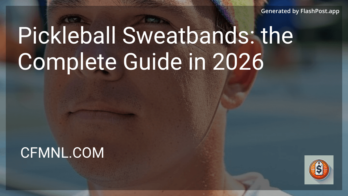 Pickleball Sweatbands: the Complete Guide in 2026 preview