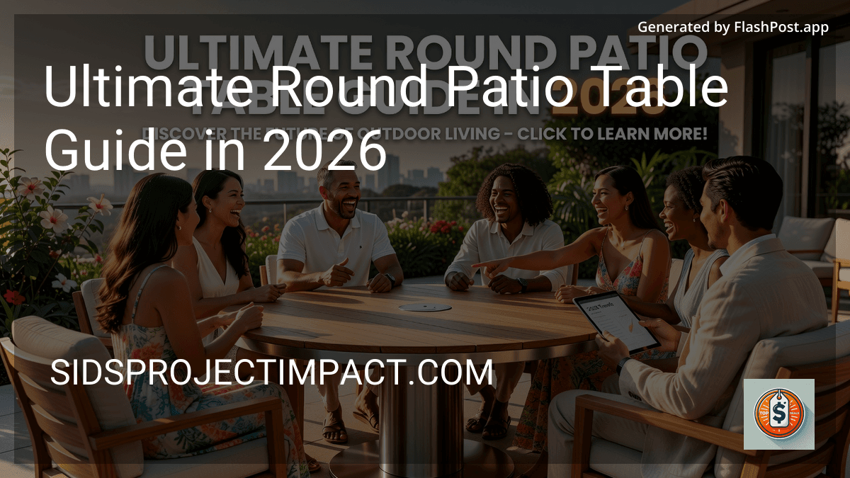 Ultimate Round Patio Table Guide in 2026 image