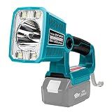 Taingwei 1250LM LED Flashlight for Makita 18V LXT Lithium Battery,18W Work Light for Camping, Car Repairing, Emergency and Job Site Lighting