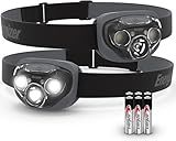 Energizer LED Headlamp PRO (2-Pack), IPX4 Water Resistant Headlamps, High-Performance Head Light for Outdoors, Camping, Running, Storm, Survival LED Light for Emergencies (Batteries Included)