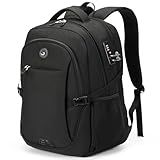 SHRRADOO Anti Theft Laptop Backpack Travel Backpacks with usb Charging Port for Women Men High School College Backpack Computer Bag Fits 17 Inch Laptop,Grey