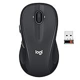 Logitech M510 Wireless Mouse, Mouse for Laptop and PC with USB Unifying Receiver, Programmable Buttons - Graphite