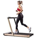 Sunny Health & Fitness Asuna Space Saving Treadmill, Motorized with Speakers for AUX Audio Connection - 8730G