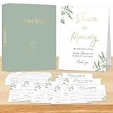 Share a Memory Cards for Celebration of Life, Funeral Memorial Cards Album, Memory Cards Guest Book for Celebration of Life, Anniversary, Graduation, Retirement, Bridal Shower Game