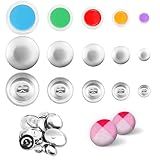 100pcs Cover Button Kits with 5 Sizes & Tools - DIY Fabric Covered Buttons to Make Your Own
