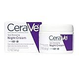 CeraVe Skin Renewing Night Cream, Peptide Complex, Hyaluronic Acid & Ceramide Moisturizer for Face, 1.7 Ounce