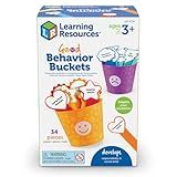 Learning Resources Good Behavior Buckets - Montessori Toys, Calm Down Corner Supplies, Social Emotional Learning Skills Games, Behavior Management Classroom Tools, Fine Motor Preschool, Kids Gifts