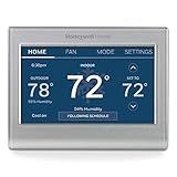 Honeywell Home RTH9585WF1004 Wi-Fi Smart Color Thermostat, 7 Day Programmable, Touch Screen, Energy Star, Alexa Ready, Gray