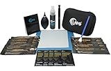UES 21-in-1 Camera Cleaning Kit: 10 APS-C 16mm Sensor Cleaning Swabs, 5 Lens Cleaning Cloth, Air Blower, Lens Cleaning Pen, Lens and Sensor Liquid Cleaner, Lens Cleaning Paper, Screen Cleaning Cloth