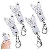 Portable Precise Thread Size Checker Keychain, 2024 New Thread Size Verification Tool, Nut and Bolt Thread Checker Inch and Metric, Quick Hand Measuring Tool for Fast and Precise Measurement (4)