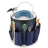 ZELARMAN Bucket Tool Organizer, 5 Gallon Garden Tool Bucket Organizer, Bucket Tool Caddy Organization for Garden, Construction, Carpenter, Electrician, Builder