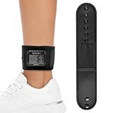 NESKLA Ankle Straps for Fitness Trackers, Soft Adjustment Pedometer Ankle Band Compatible with Fitbit, Breathable Mesh Sports Ankle Strap for Men and Women- Black