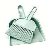 Rypet Cage Cleaner for Guinea Pigs, Hamsters, Chinchillas, Rabbits, Reptiles, Hedgehogs and Other Small Animals - Mini Dustpan and Brush Set Cleaning Tool for Animal Waste (1 Pack)