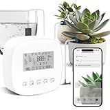 Automatic Drip Irrigation System, Plant Watering Devices with Timer, Plant Watering Devices for 20 Potted Plants, Indoor Outdoor Garden, Raised Beds, Greenhouse& Compatible with Alexa