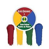 Black Radiance Cross Colours Paint Palette, Ultra-Pigmented Metallic Finish Multi-Use Cream, Smooth Buttery Texture, Crease-Resistant & Blendable Formula, Paraben & Cruelty-Free - Primary Focus