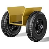 DAILYLIFE Panel Dolly - Door Dolly 700 Lbs Load Capacity, Heavy Duty Drywall Cart with 8" Wheels, Steel Mover for Wood, Plywood, Door, Fence, Sheetrock