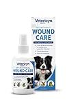 Vetericyn Plus Dog Wound Care Spray | Healing Aid and Skin Repair, Clean Wounds, Relieve Dog Skin Allergies, Safe for All Animals. 3 ounces