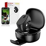 JNLIK TikTok Scrolling Ring, Remote Control for Tiktok,Wireless Bluetooth Remote Control Ring for iPhone/Android, Camera for Phone,Comes with a Charging case,Hands-Free Scrolling (Black)