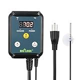 BN-LINK Digital Cooling Thermostat Controller, Temperature Controlled Outlet for Attic Fan, Exhaust Fan, Cooling Devices 40-108°F, 8.3A 1000W