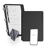 Rocketbook Pro 2.0 Reusable Professional Smart Notebook, Letter Size 8.5x11, Black - Lined & Dot Grid Pages, App-Connected, Erasable, Premium Cover, Ideal for Work Notes and Business Meetings