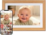 CONTINU.US 10.1” WiFi Digital Picture Frame | LCD Touch Screen, 32GB Storage, Smart Digital Photo Frame Display - Auto-Rotate Portrait and Landscape Frameo Electronic Frame - Instantly Share Memories