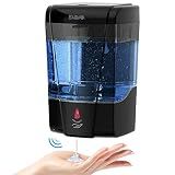 SVAVO Automatic Soap Dispenser Hand Soap Dispenser Wall Mount 600m/21 fl.oz, Touchless Electric Sensor Pump Battery Operated for Offices Home Kitchen Bathroom Hotel Restaurant Commercial