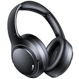 Hybrid Active Noise Cancelling Headphones 120H Playtime 6 ENC Clear Call Mic, Over Ear Headphones Wireless with Hi-Res Audio Comfort Earcup Low Latency ANC Bluetooth 6.0 Headphones for Travel Workout