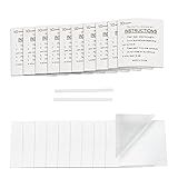 10Leccion 20 Pack of TPU Pool Patch Repair Kit for Air Mattress, Swimming Pool, Bounce House, Tent, Canvas, Canopy, Floats, Tubes Bed and Inflatable Toys with 2 Pieces Plastic Deflate Tubing