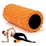 Krightlink Foam Roller High Density 13" Patented Exercise Roller for Deep Tissue Muscle Massage, Muscle Massage and Myofascial Trigger Point Release, Relieves Muscle Pain, Improves Mobility (Orange)