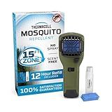 Thermacell Mosquito Portable Repeller; Includes 12-Hour Refill; 15 Foot Zone of Protection; Highly Effective Mosquito Repellent; Deet Free Bug Spray Alternative; Scent Free