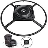 24 inch Heavy-Duty Recliner Rotating Ring Base Replacement Part, Capable of 360 Degree Rotation, with 10 inch Rotating Plate, Suitable for Lazy Recliner Sofa seat assembly-S5471 Bottom Mechanism