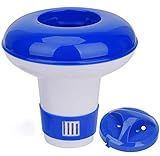 Floating Mini Spa Chemical Dispenser, Chlorine/Bromine Tablet Floater for 1 Inch Tablets, Idea for Spa, Hot Tub &,Fountain, Inflatable & Above-Ground Pools