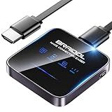 2026 Upgraded Wireless HDMI Display Dongle Adapter, Transmitter Streaming Media Video/Audio/File HDMI Wireless Extender from Smartphone,Laptop to HDTV/Monitor/Projector, Support Airplay DLNA Miracast