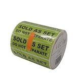 VIECAM 3" x 1" Green 'Sold as a Set Do Not Separate' FBA Labels - Easy Peel Shipping Stickers, 1 Pack of 600