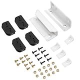 DK100-A Shed Door Full Kit Door Tune-Up Kit Replacements Parts for Arrow Shed Sliding Doors (Includes 2 Door Handles, 4 Lower Door Guides, 4 Door Slides, Screws and Nuts)