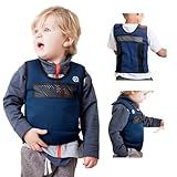 Harkla Weighted Vest for Kids - Neoprene Compression Vest - Ages 2 to 4 - Adjustable Kids Weighted Vest with 2lb Weight - Breathable and Washable Compression Vest - Small