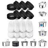 SOOFPET 16pcs Cat Water Fountain Filter - Pet Fountain Filters Replacement - Sponge and Carbon Filters for Automatic Dog Water Bowl Dispenser - Provide Clean Drinking Water for Small Animals