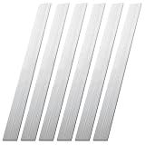 6 Pieces 1/8" (3mm) x 1" (25mm) Square Aluminum Flat Bar 12" Long Length 6061 Aluminum Flat Plate General Purpose Plate, T6511 Solid New Mill Stock