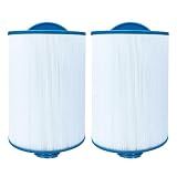 Chryseos Spa Filter Compatible with 6CH-940, FC-0359, PWW50P3 (1 1/2" Coarse Thread), 817-0050, 25252, 03FIL1400, SAE Thread, 45 sq.ft., 2 Pack