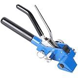 UpJia Flarish Stainless Steel Banding Tool - Metal Strapping Tools with Tensioner & Cutter & Crimper, Ratchet-Type Band Set for Heavy-Duty 3/16~3/4" Metal Strap