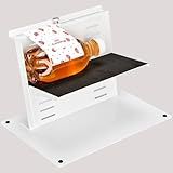 TOPOWN Precise Label Applicator Bottle and Jar-Labeling Tool for Bottle-Essential Tools for Label Makers White