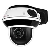 Anpviz UltraHD 4K 8MP PTZ POE IP Camera Outdoor with 5X Optical Zoom, 1/2.8" Sensor Dome Security IP Camera, Two-Way Audio, Human Vehicle Detection, 512GB SD Slot, 100ft IR Night Vision (U Series)